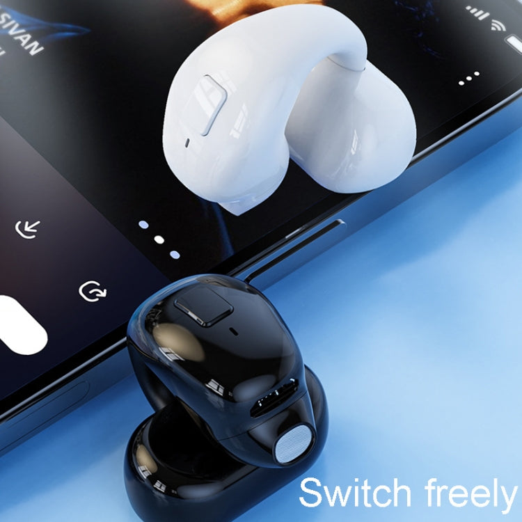 Clip-On Single Ear Bluetooth Earphone Wireless Earphone For Sports And Gaming, Packing: Box(Light Skin) - free shipping - PMC TechLife - Order now!