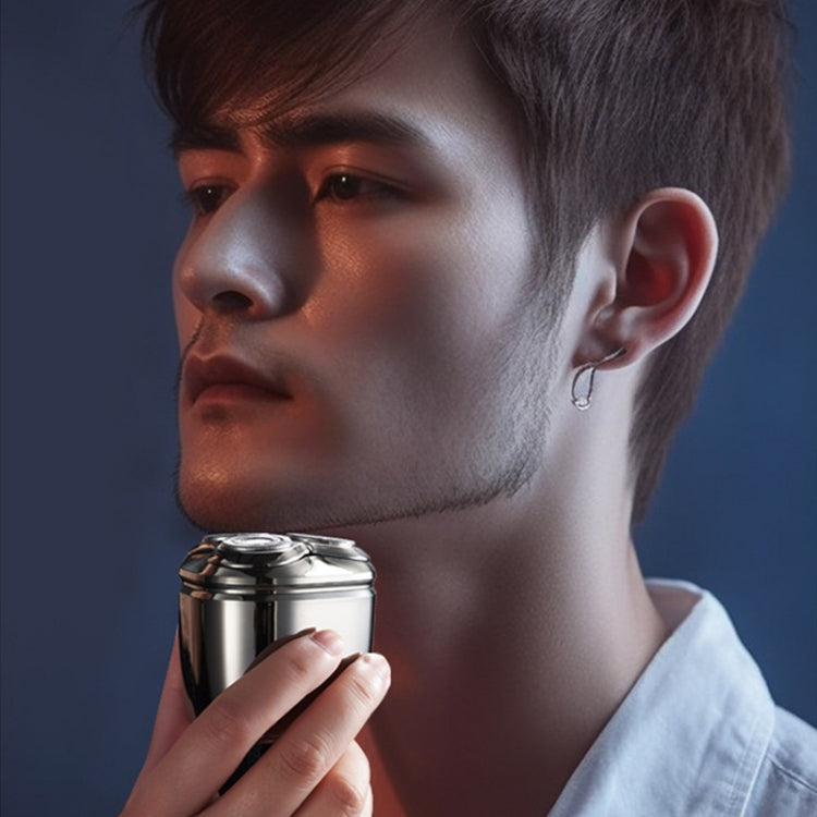 Mini Magnetic Head Shaver Smart LED Display Electric Shaver, Color: Orange - free shipping - PMC TechLife - Order now!