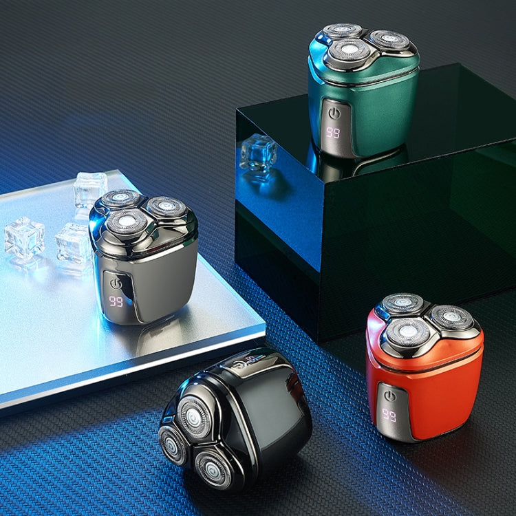 Mini Magnetic Head Shaver Smart LED Display Electric Shaver, Color: Orange - free shipping - PMC TechLife - Order now!