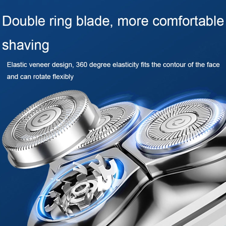 Mini Magnetic Head Shaver Smart LED Display Electric Shaver, Color: Gun-color - Shavers & Accessories by PMC TechLife | Online Shopping South Africa | PMC TechLife | Buy Now Pay Later Mobicred