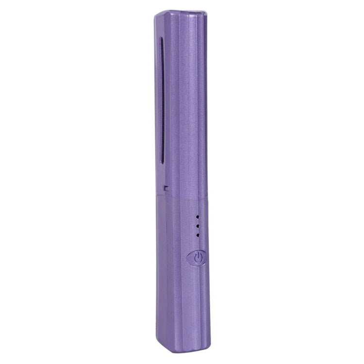 2 In 1 Portable USB Rechargeable Hair Curler Dual Usage Hair Straightening Comb(Purple) - free shipping - PMC TechLife - Order now!