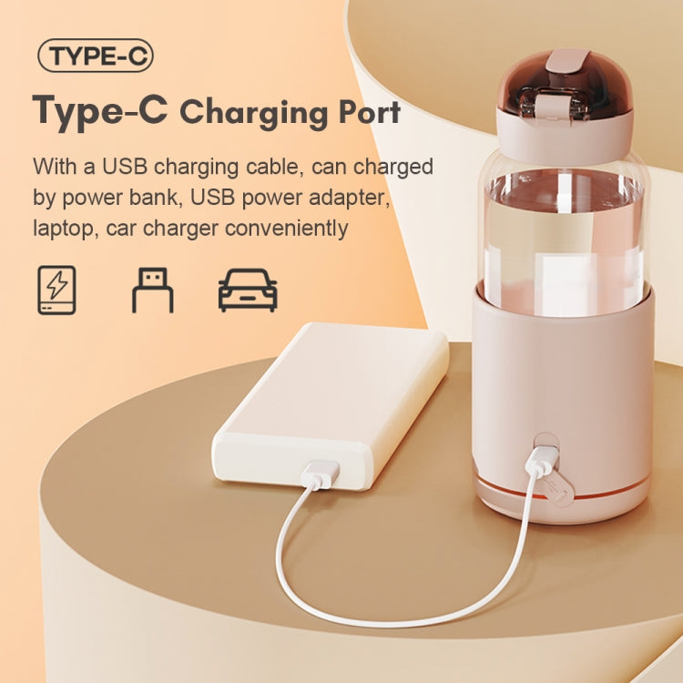 300ml Wireless Instant Water Warmer Electric Kettle for Baby Formula With 5200 mAh Battery Capacity(Pink) - free shipping - PMC TechLife - Order now!