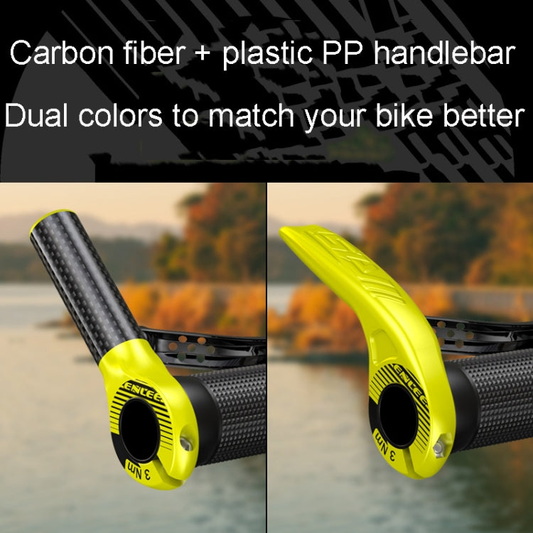 ENLEE E-45616 1pair Bicycle Handlebar Covers Cow Sheeps Horn Grips Joystick Sleeve Accessories(Red) - Bicycle Grips by ENLEE | Online Shopping South Africa | PMC TechLife | Buy Now Pay Later Mobicred