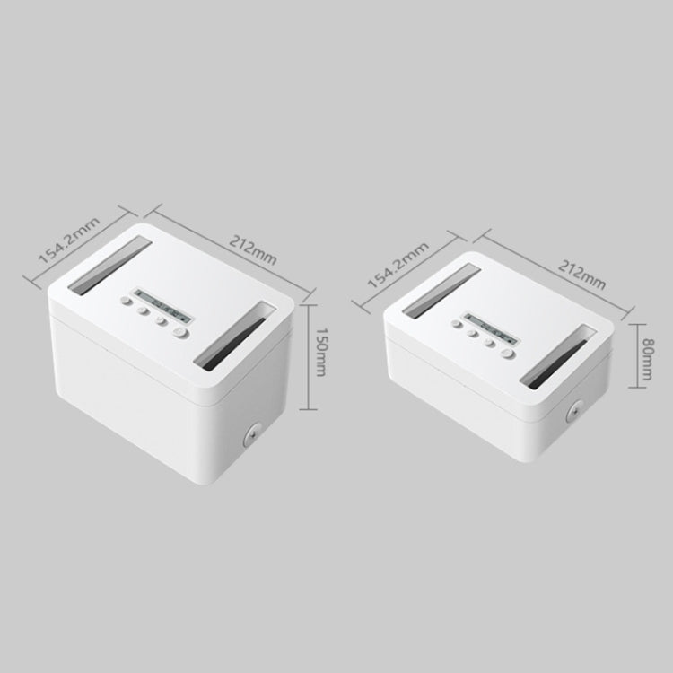 Vaydeer Metal Timed Self-Control Phone Lock Box With Child Lock And LED Display, Spec: Small White - free shipping - PMC TechLife - Order now!