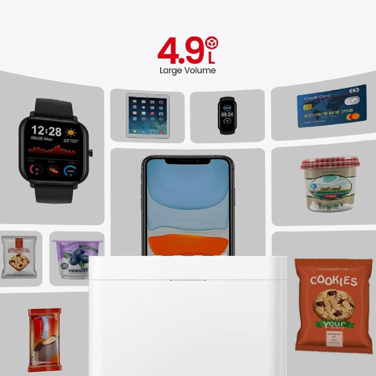 Vaydeer Metal Timed Self-Control Phone Lock Box With Child Lock And LED Display, Spec: Small White - free shipping - PMC TechLife - Order now!