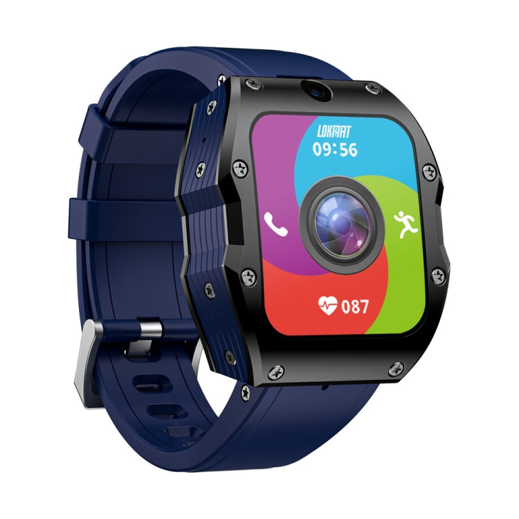 LOKMAT Appllp 3 Max 2.02-Inch Plug Card 4G Call Waterproof Sport Smart Watch With SOS(Blue) - free shipping - PMC TechLife - Order now!