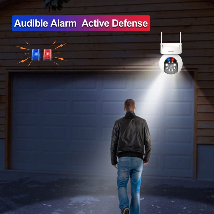 SriHome SH052 Wifi 5MP Wireless PTZ IP AI Auto Tracking Sound&Light Alarm Starlight Color Night Vision Outdoors Surveillance Camera, Plug: AU - free shipping - PMC TechLife - Order now!