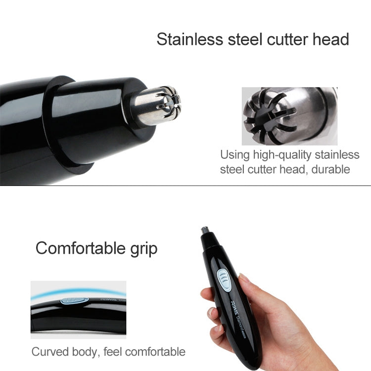 Xiaomi Youpin Riwa RA-555B Waterproof Rechargeable Eyebrow Trimming and Nose Hair Trimmer for Men - free shipping - PMC TechLife - Order now!