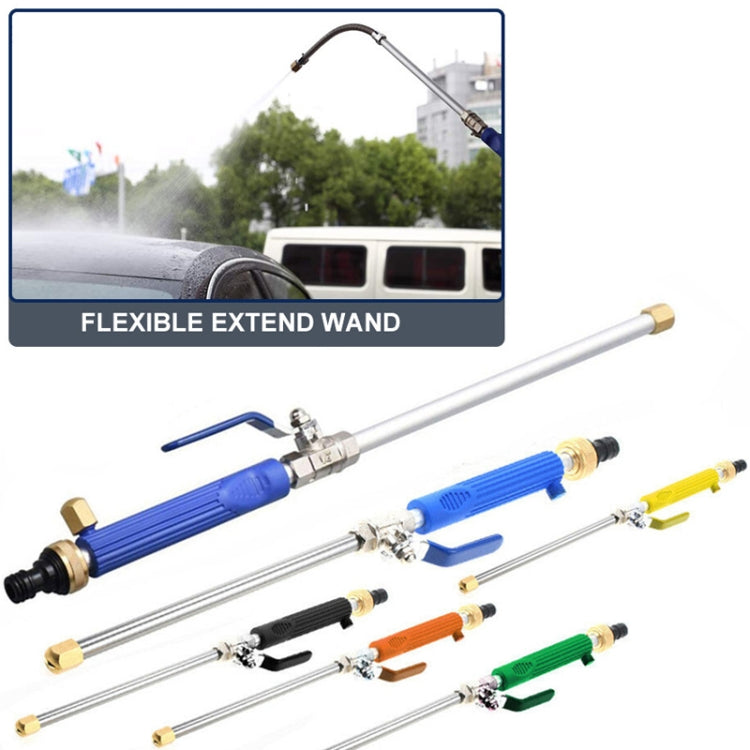 Garden Lawn Irrigation High Pressure Hose Spray Nozzle Car Wash Cleaning Tools (Yellow) - Watering & Irrigation by PMC TechLife | Online Shopping South Africa | PMC TechLife