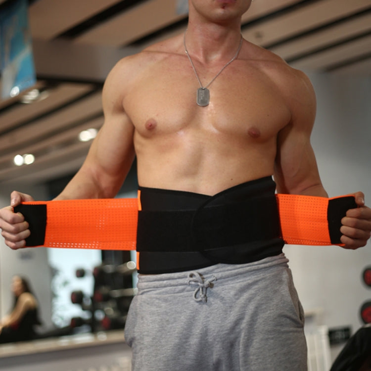 Men and Women Neoprene Lumbar Waist Support Unisex Exercise Weight Loss Burn Shaper Gym Fitness Belt, Size:S(Blue) - Sports Safety by PMC Jewellery | Online Shopping South Africa | PMC Jewellery