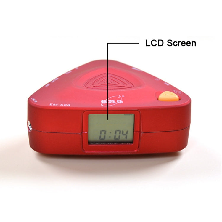 ENO EM-688 Electronic Vocal Rechargeable Metronome For Piano/Guitar/Drum/Guzheng/Violin(Red) - Stringed Instruments by PMC TechLife | Online Shopping South Africa | PMC TechLife
