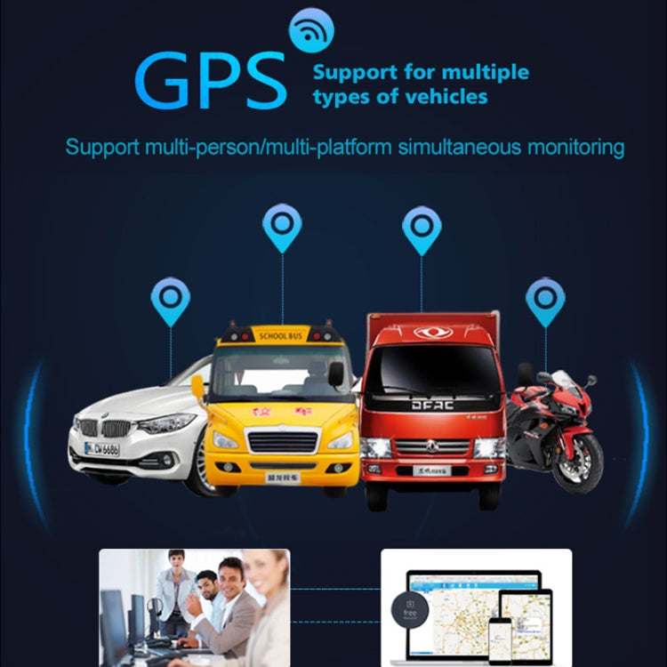 CJ720 Vehicle 5 Pin GPS Real Time Tracking Tracker Mini Anti-theft Device 2G - Car Tracker by PMC TechLife | Online Shopping South Africa | PMC TechLife