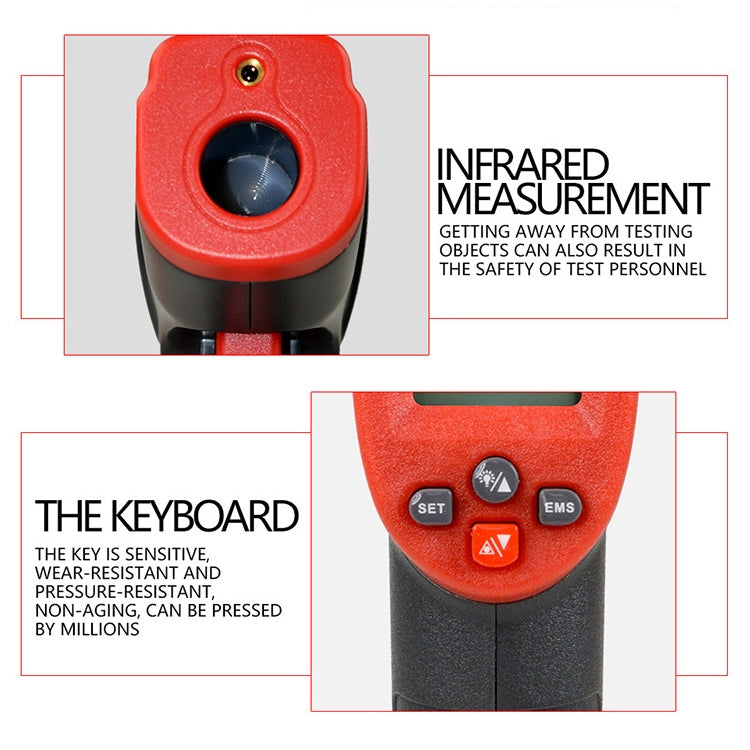 Wintact WT300 -50 Degree C~420 Degree C Handheld Portable Outdoor Non-contact Digital Infrared Thermometer - Thermostat & Thermometer by Wintact | Online Shopping South Africa | PMC TechLife | Buy Now Pay Later Mobicred
