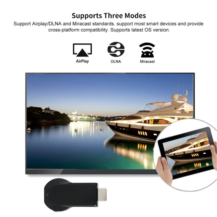 AnyCast M4 Plus Wireless WiFi Display Dongle Receiver Airplay Miracast DLNA 1080P HDMI TV Stick for iPhone, Samsung, and other Android Smartphones - Wireless Display Dongle by PMC Jewellery | Online Shopping South Africa | PMC Jewellery