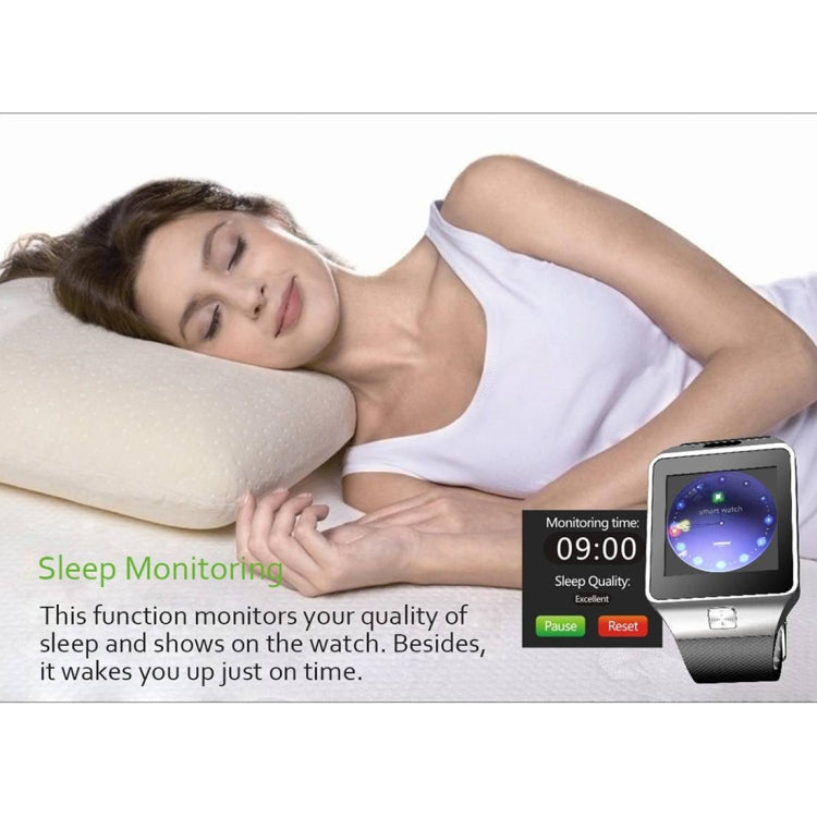 DZ09 1.56 inch Screen Bluetooth 3.0 Android 4.1 OS Above Smart Watch Phone with Bluetooth Call & Call Reminder & Sleep Monitor & Pedometer & Sedentary Reminder & Calendar & SMS & Audio and Video Player & Anti-loss Function(White) - Smart Watches by PMC TechLife | Online Shopping South Africa | PMC TechLife | Buy Now Pay Later Mobicred