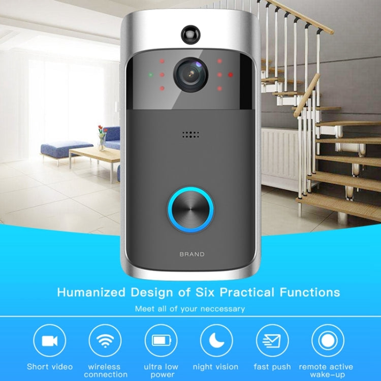 M3 720P Smart WIFI Ultra Low Power Video Visual Doorbell,Support Mobile Phone Remote Monitoring & Night Vision(Black) - free shipping - PMC TechLife - Order now!