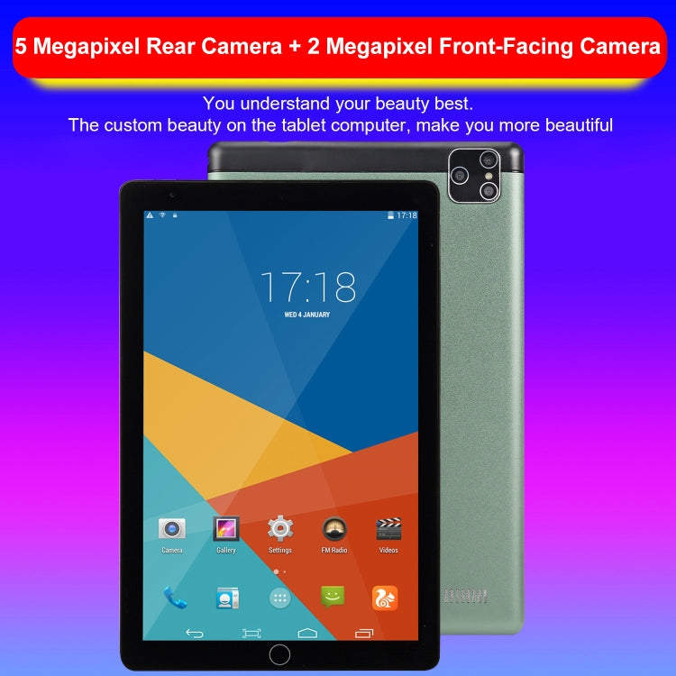 BDF P8 3G Phone Call Tablet PC, 8 inch, 2GB+32GB, Android 9.0, MTK8321 Octa Core Cortex-A7, Support Dual SIM & Bluetooth & WiFi & GPS, EU Plug(Gold) - free shipping - PMC TechLife - Order now!