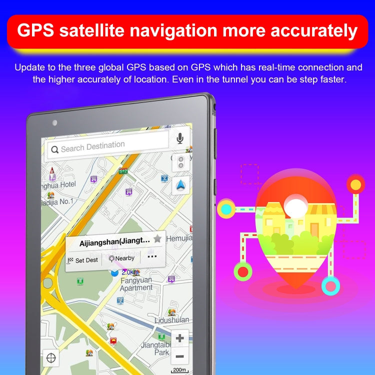 BDF P8 3G Phone Call Tablet PC, 8 inch, 2GB+32GB, Android 9.0, MTK8321 Octa Core Cortex-A7, Support Dual SIM & Bluetooth & WiFi & GPS, EU Plug(Gold) - free shipping - PMC TechLife - Order now!