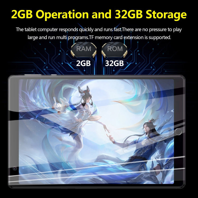 BDF P8 3G Phone Call Tablet PC, 8 inch, 2GB+32GB, Android 9.0, MTK8321 Octa Core Cortex-A7, Support Dual SIM & Bluetooth & WiFi & GPS, EU Plug(Silver) - free shipping - PMC TechLife - Order now!