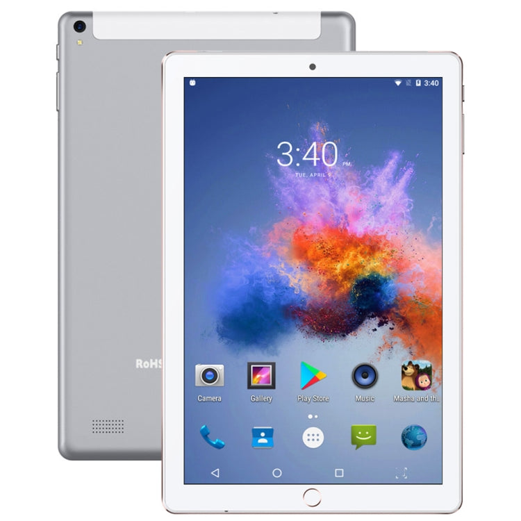 BDF P10 3G Phone Call Tablet PC, 10 inch, 2GB+32GB, Android 9.0, MTK8321 Octa Core, Support Dual SIM & Bluetooth & WiFi & GPS, EU Plug(Grey) - BDF by BDF | Online Shopping South Africa | PMC Jewellery