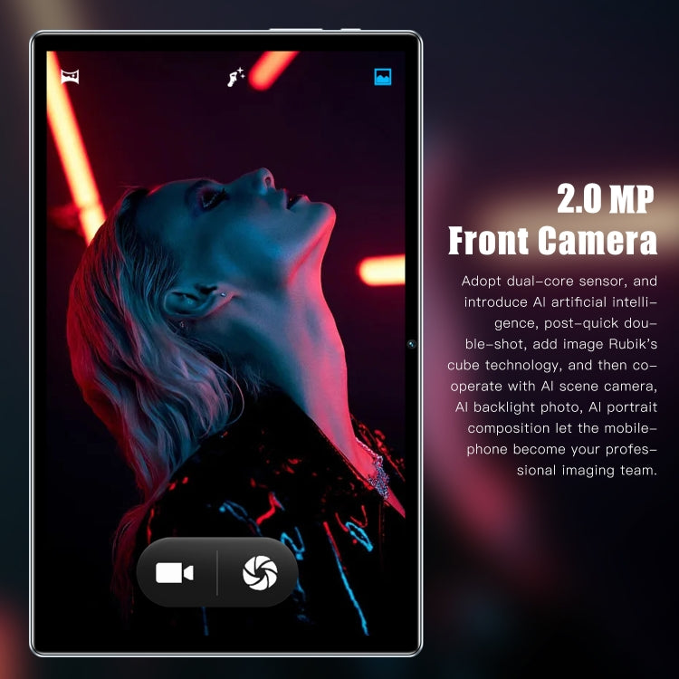 P10 4G LTE Tablet PC, 10.1 inch, 4GB+32GB, Android 8.1 MTK6750 Octa Core, Support Dual SIM, WiFi, Bluetooth, GPS (Black) - 10.1 inch by PMC TechLife | Online Shopping South Africa | PMC TechLife