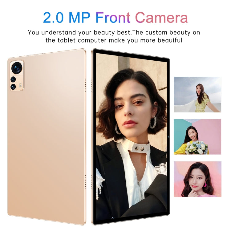 X12 4G LTE Tablet PC, 10.1 inch, 4GB+32GB, Android 8.1 MTK6750 Octa Core, Support Dual SIM, WiFi, Bluetooth, GPS(Gold) - 10.1 inch by PMC TechLife | Online Shopping South Africa | PMC TechLife