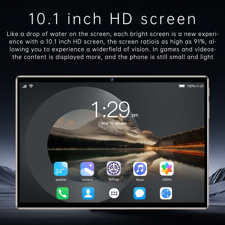 X101 3G Phone Call Tablet PC, 10.1 inch, 2GB+16GB, Android 5.1 MT6592 Octa Core, Support Dual SIM, WiFi, Bluetooth, GPS (Grey) - free shipping - PMC TechLife - Order now!