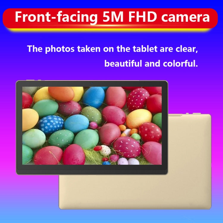 M101 4G LTE Tablet PC, 14.1 inch, 4GB+128GB, Android 8.1 MTK6797 Deca Core 2.1GHz, Dual SIM, Support GPS, OTG, WiFi, BT(Gold) - Others by PMC TechLife | Online Shopping South Africa | PMC TechLife
