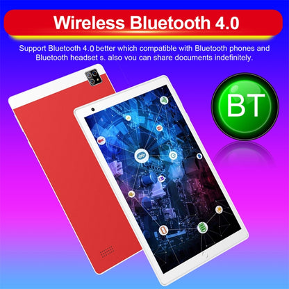 M801 3G Phone Call Tablet PC, 8.0 inch, 1GB+16GB, Android 5.1 MTK6592 Octa Core 1.6GHz, Dual SIM, Support GPS, OTG, WiFi, BT (Red) - 7.0-8.0 inch by PMC Jewellery | Online Shopping South Africa | PMC Jewellery