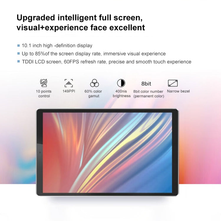 Lenovo Tab M10 HD Gen 2 TB-X306NC, 10.1 inch, 4GB+64GB, Face Identification, Android 10 MediaTek Helio P22T Octa-core, Support Dual Band WiFi & BT & TF Card(Grey) - Lenovo by Lenovo | Online Shopping South Africa | PMC Jewellery