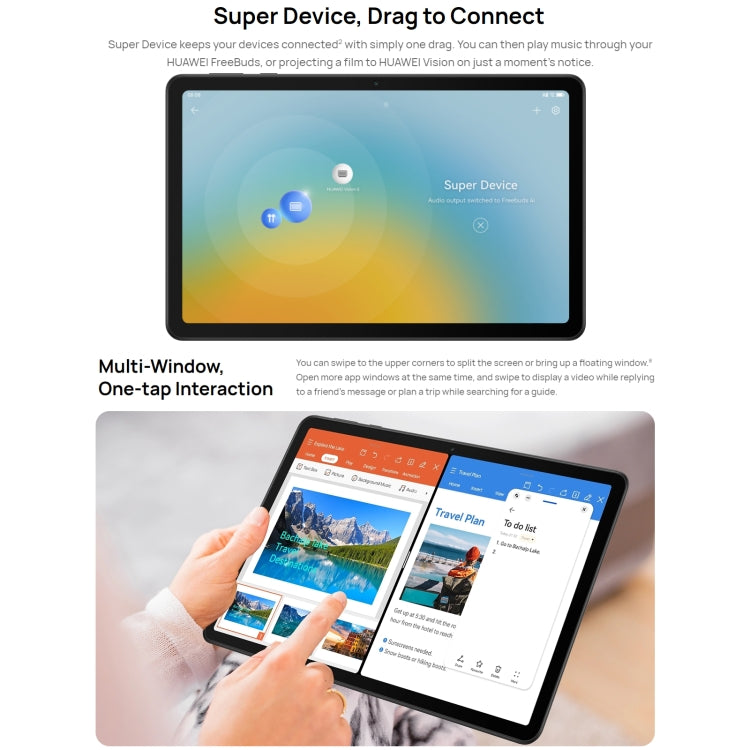 HUAWEI MatePad SE Wi-Fi, 10.4 inch, 6GB+128GB, HarmonyOS 3 Qualcomm Snapdragon 680 Octa Core, Support Dual WiFi / BT, Not Support Google Play(Black) - free shipping - PMC TechLife - Order now!
