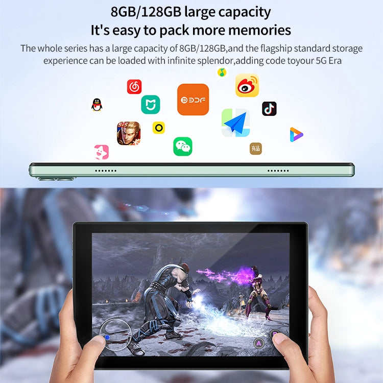 BDF P50 4G LTE Tablet PC, 10.1 inch, 8GB+128GB, Android 12.0 MTK6762 Octa Core, Support Dual SIM & Bluetooth & WiFi, EU Plug(Blue) - free shipping - PMC TechLife - Order now!