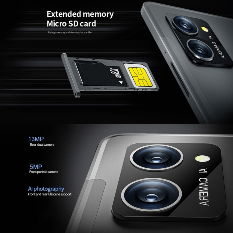 BDF P60 4G LTE Tablet PC, 10.36 inch, 8GB+128GB, Android 11.0 MTK6762 Octa Core, Support Dual SIM & Bluetooth & WiFi, EU Plug(Grey) - free shipping - PMC TechLife - Order now!