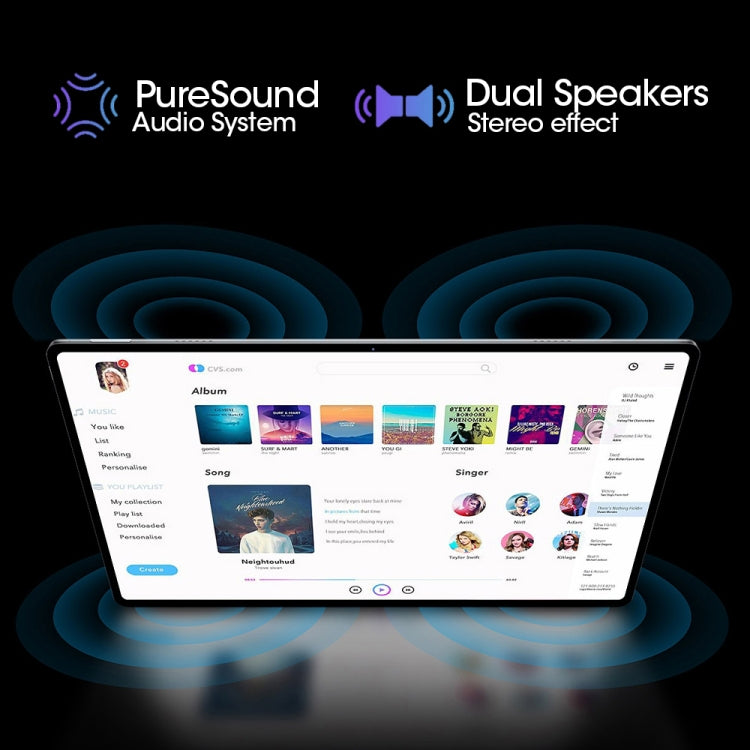 BDF P60 4G LTE Tablet PC, 10.36 inch, 8GB+128GB, Android 11.0 MTK6762 Octa Core, Support Dual SIM & Bluetooth & WiFi, EU Plug(Grey) - free shipping - PMC TechLife - Order now!