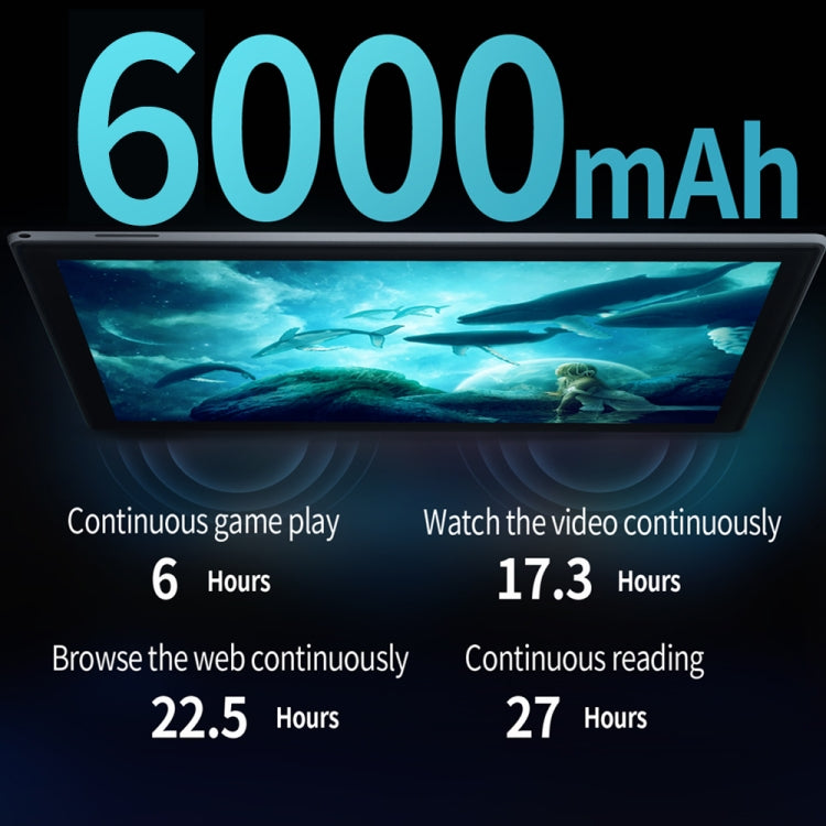 BDF P70 4G LTE Tablet PC, 10.1 inch, 8GB+128GB, Android 12.0 MTK6762 Octa Core, Support Dual SIM & Bluetooth & WiFi, EU Plug(Silver) - free shipping - PMC TechLife - Order now!