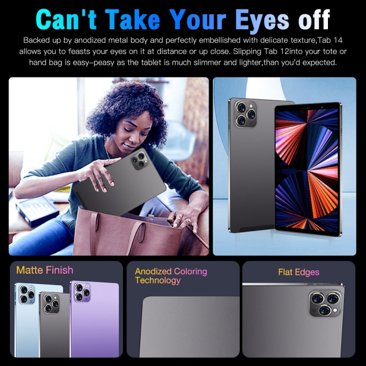 Tab14 / P14 Phone Call Tablet, 1GB+16GB, 8.0 inch Screen, Face Identification, Android 5.0 MTK6582 Quad Core, Network: 3G, GPS, OTG(Black) - 7.0-8.0 inch by PMC TechLife | Online Shopping South Africa | PMC TechLife