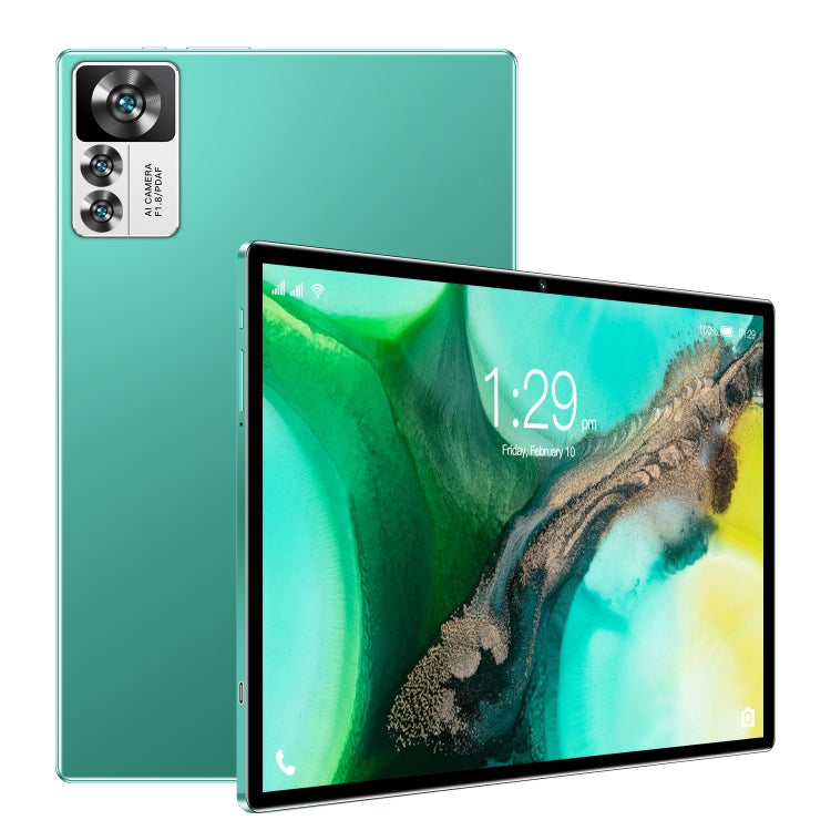 12S Pro 4G LTE Tablet PC, 10.1 inch, 4GB+64GB, Android 8.1  MTK6755 Octa-core 2.0GHz, Support Dual SIM / WiFi / Bluetooth / GPS (Green) - 10.1 inch by PMC TechLife | Online Shopping South Africa | PMC TechLife