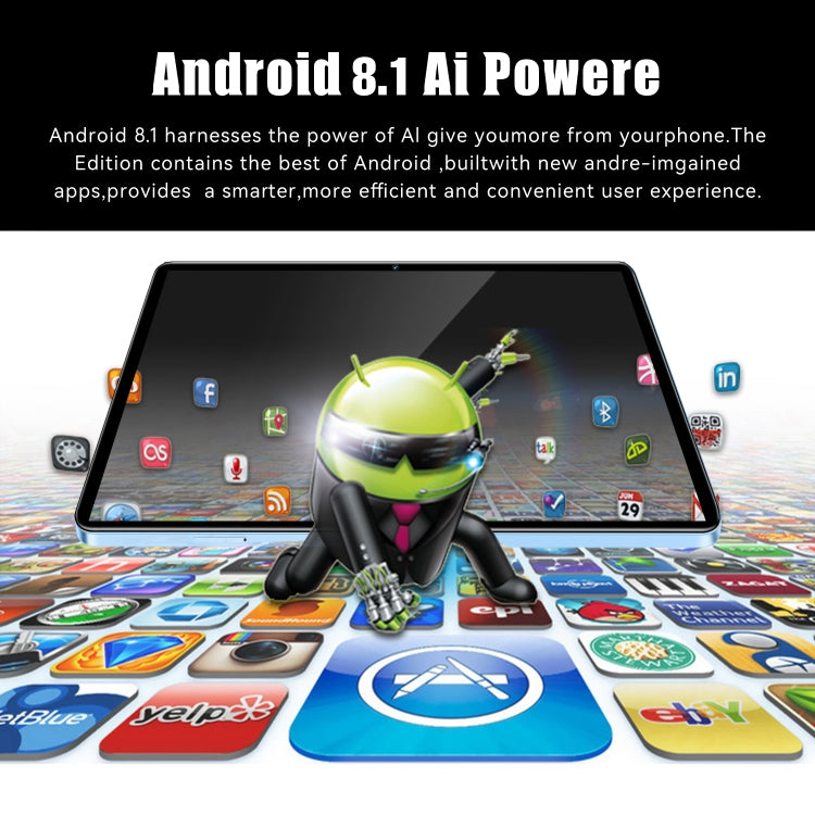 S30 Pro 4G LTE Tablet PC, 10.1 inch, 4GB+64GB, Android 8.1  MTK6755 Octa-core 2.0GHz, Support Dual SIM / WiFi / Bluetooth / GPS(Black) - 10.1 inch by PMC TechLife | Online Shopping South Africa | PMC TechLife