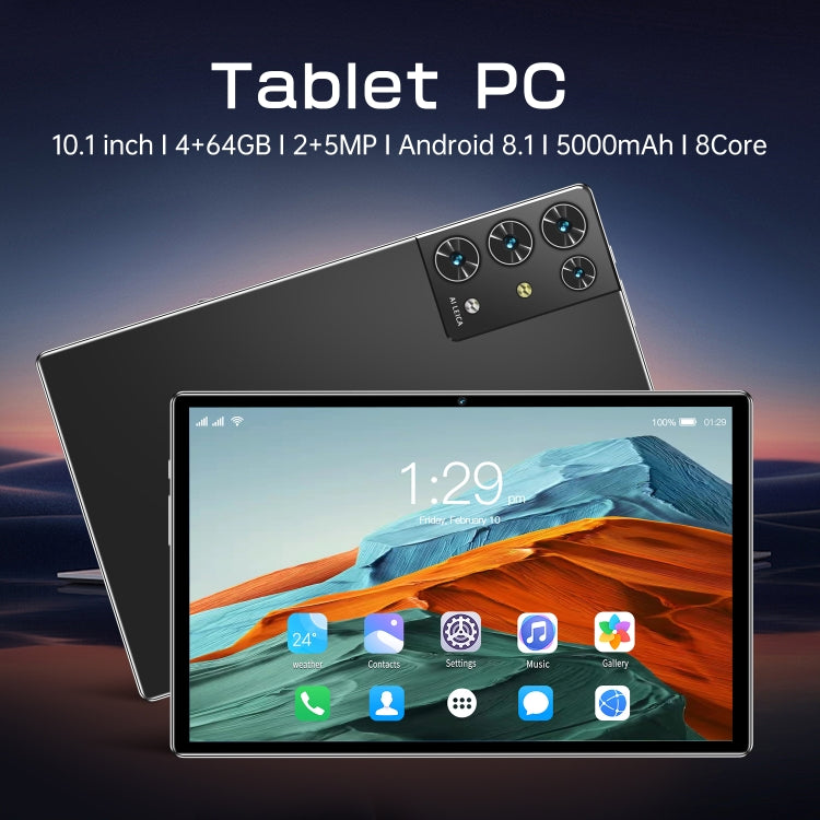 S30 Pro 4G LTE Tablet PC, 10.1 inch, 4GB+64GB, Android 8.1  MTK6755 Octa-core 2.0GHz, Support Dual SIM / WiFi / Bluetooth / GPS(Black) - 10.1 inch by PMC TechLife | Online Shopping South Africa | PMC TechLife