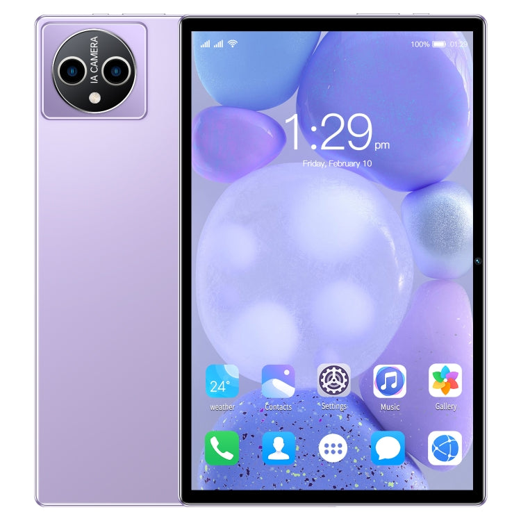 X15 4G LTE Tablet PC, 10.1 inch, 4GB+64GB, Android 8.1  MTK6755 Octa-core 2.0GHz, Support Dual SIM / WiFi / Bluetooth / GPS (Purple) - 10.1 inch by PMC TechLife | Online Shopping South Africa | PMC TechLife