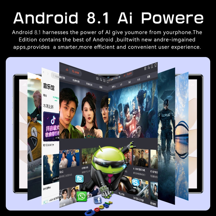 X15 4G LTE Tablet PC, 10.1 inch, 4GB+64GB, Android 8.1  MTK6755 Octa-core 2.0GHz, Support Dual SIM / WiFi / Bluetooth / GPS (Blue) - free shipping - PMC TechLife - Order now!
