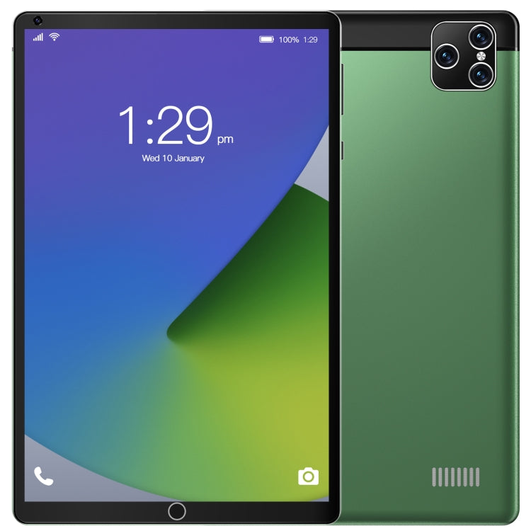 P8 3G Phone Call Tablet PC, 8 inch, 1GB+16GB, Android 5.1 MT6592 Octa Core, Support Dual SIM, WiFi, Bluetooth, GPS, AU Plug (Green) - 7.0-8.0 inch by PMC TechLife | Online Shopping South Africa | PMC TechLife