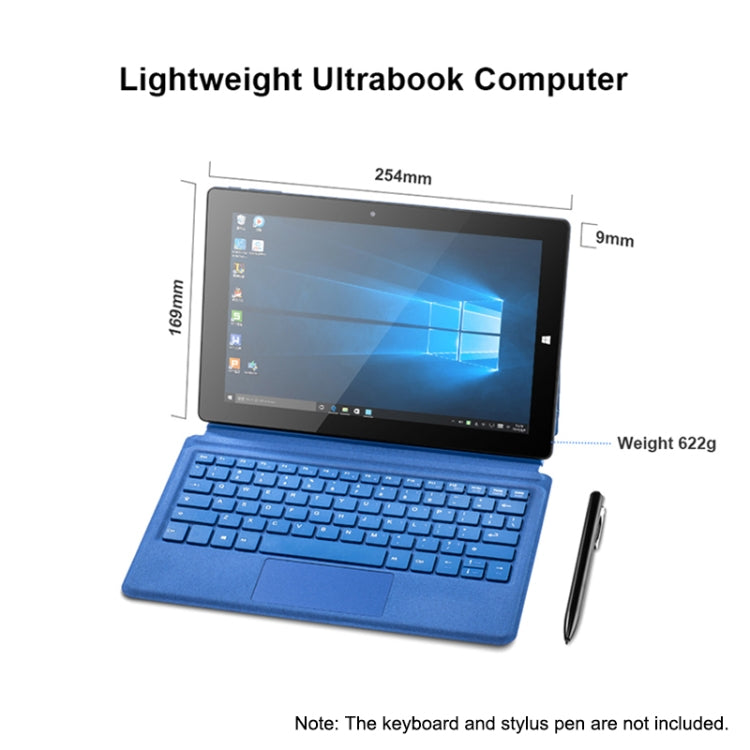 W10 2 in 1 Tablet PC, 10.1 inch, 6GB+64GB, Windows 10 System, Intel Gemini Lake N4120 Quad Core up to 2.6GHz, without Keyboard & Stylus Pen, Support Dual Band WiFi & Bluetooth & TF Card & HDMI, US Plug - Other by PMC TechLife | Online Shopping South Africa | PMC TechLife