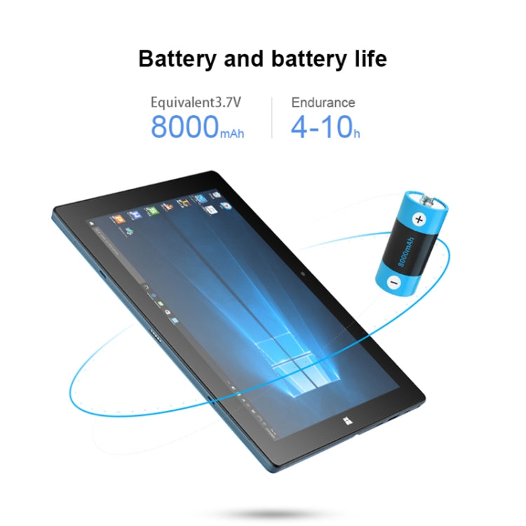 W10 2 in 1 Tablet PC, 10.1 inch, 6GB+64GB, Windows 10 System, Intel Gemini Lake N4120 Quad Core up to 2.6GHz, with Keyboard & Stylus Pen, Support Dual Band WiFi & Bluetooth & TF Card & HDMI, US Plug - Other by PMC TechLife | Online Shopping South Africa | PMC TechLife