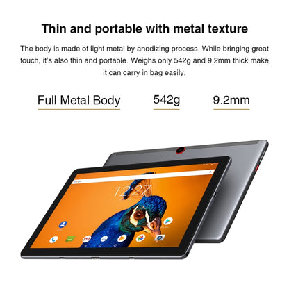 CHUWI Surpad 4G LTE Tablet PC, 10.1 inch, 4GB+128GB, Android 10.0, Helio MT6771V Octa Core up to 2.0GHz, Support Dual SIM & OTG & Bluetooth & Dual Band WiFi, EU Plug (Black+Grey) - CHUWI by CHUWI | Online Shopping South Africa | PMC Jewellery