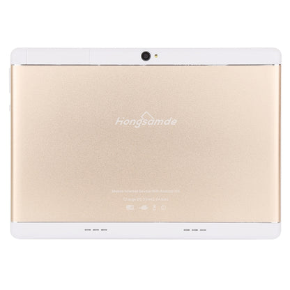 Hongsamde HSD-803 3G Call Tablet PC, 10.1 inch, 1GB+16GB, 4500mAh Battery, Android 7.0 MT6580M Quad Core 1.3GHz, Support Dual SIM & Bluetooth & WiFi & G-sensor & GPS & FM & OTG(Gold) - 10.1 inch by Hongsamde | Online Shopping South Africa | PMC Jewellery