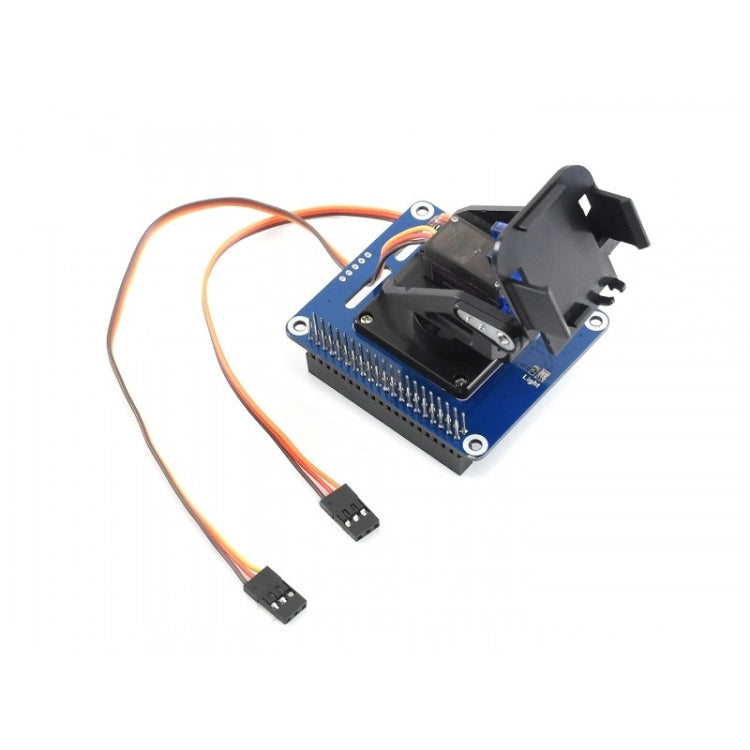 Waveshare 2-DOF Pan-Tilt HAT for Raspberry Pi, Light Intensity Sensing, I2C Interface - free shipping - PMC TechLife - Order now!