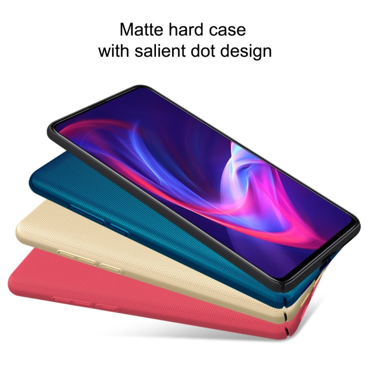 NILLKIN Frosted Shield Concave-convex Texture PC Protective Case Back Cover for Xiaomi Mi 9T & Mi 9T Pro & Redmi K20 & K20 Pro (Black) - Xiaomi Cases by NILLKIN | Online Shopping South Africa | PMC Jewellery